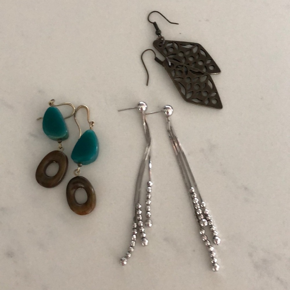 Earrings - 3 pair bundled @$15